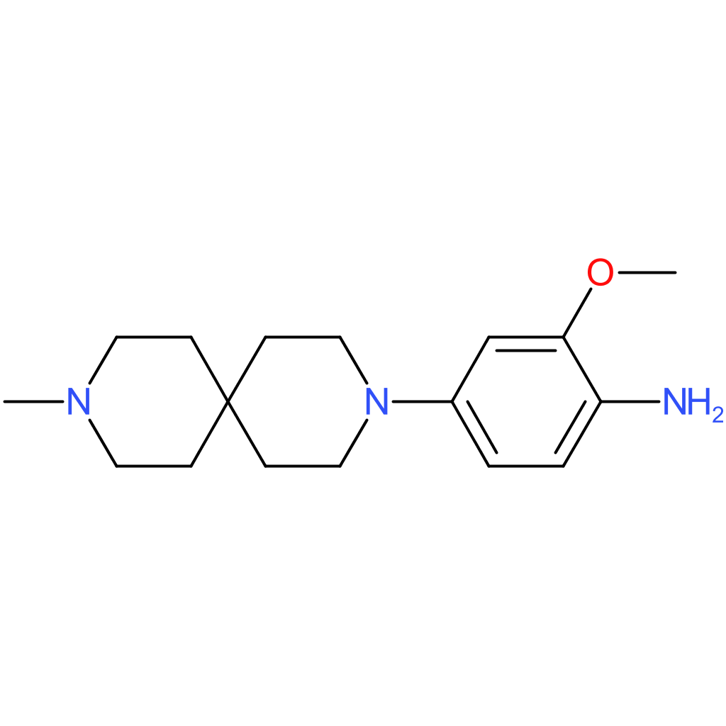 2-methoxy-4-{9-methyl-3,9-diazaspiro[5.5]undecan-3-yl}aniline