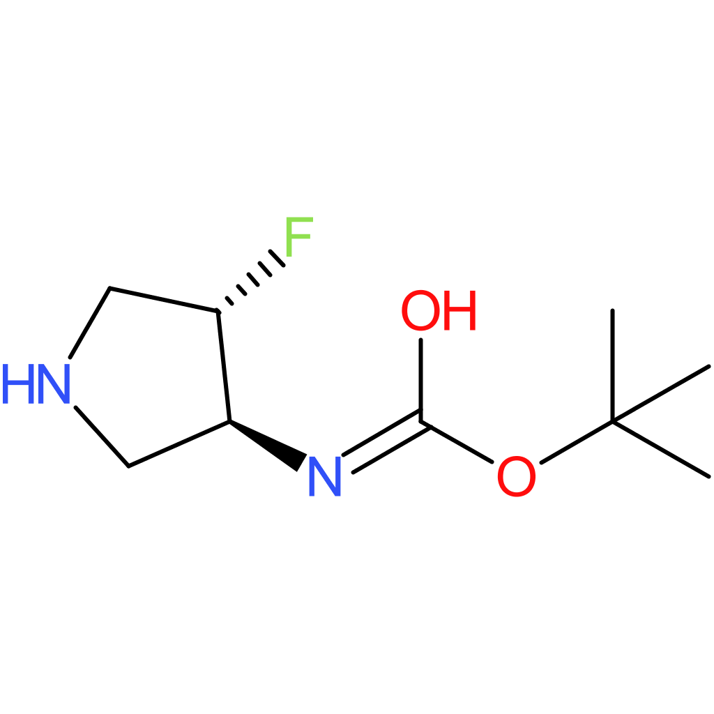 tert-butyl N-[trans-4-fluoropyrrolidin-3-yl]carbamate