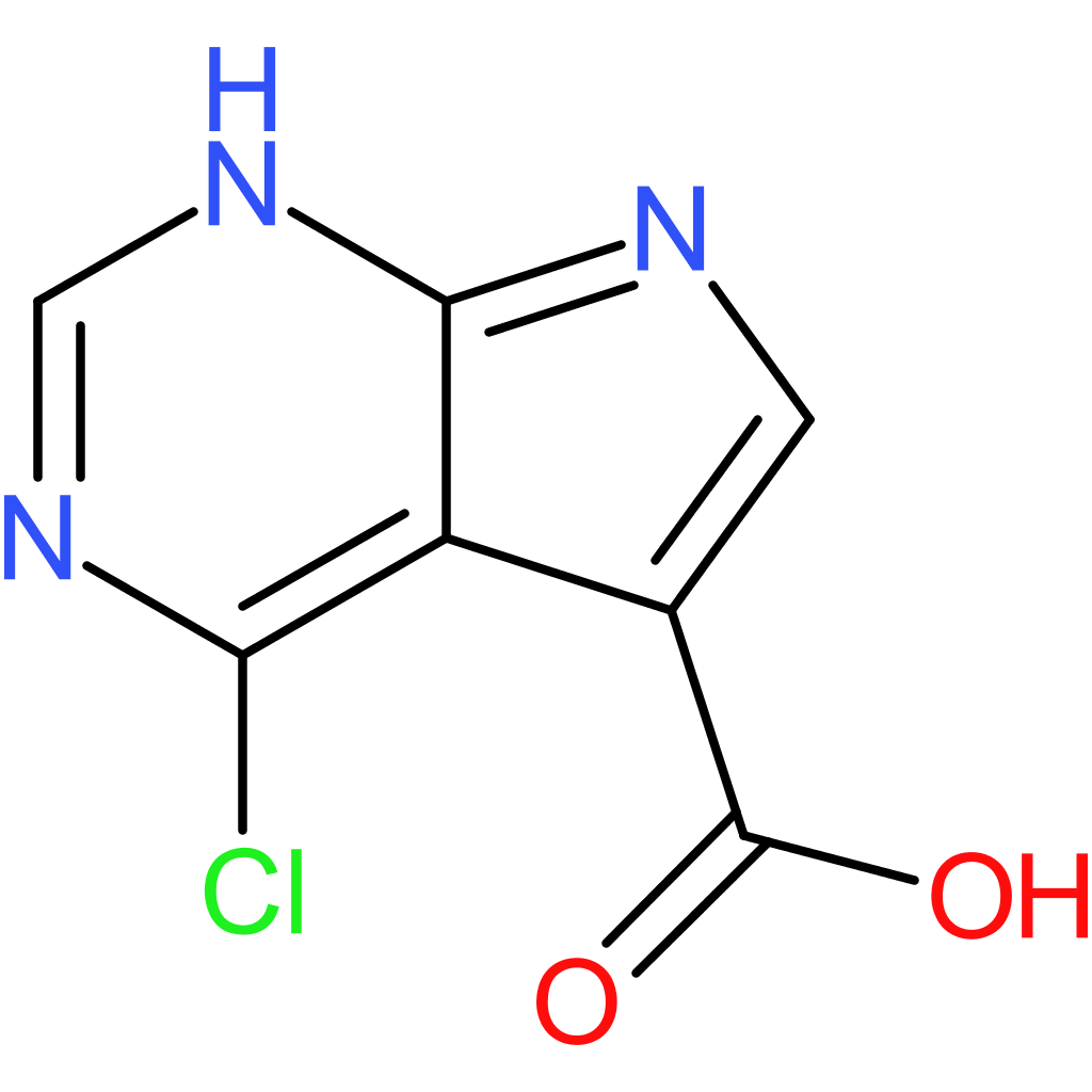 4-chloro-7H-pyrrolo[2,3-d]pyrimidine-5-carboxylic acid