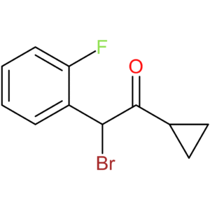 2-bromo-1-cyclopropyl-2-(2-fluorophenyl)ethan-1-one