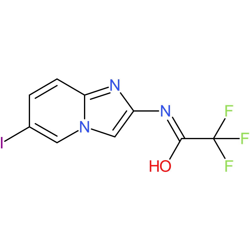 2,2,2-trifluoro-N-{6-iodoimidazo[1,2-a]pyridin-2-yl}acetamide