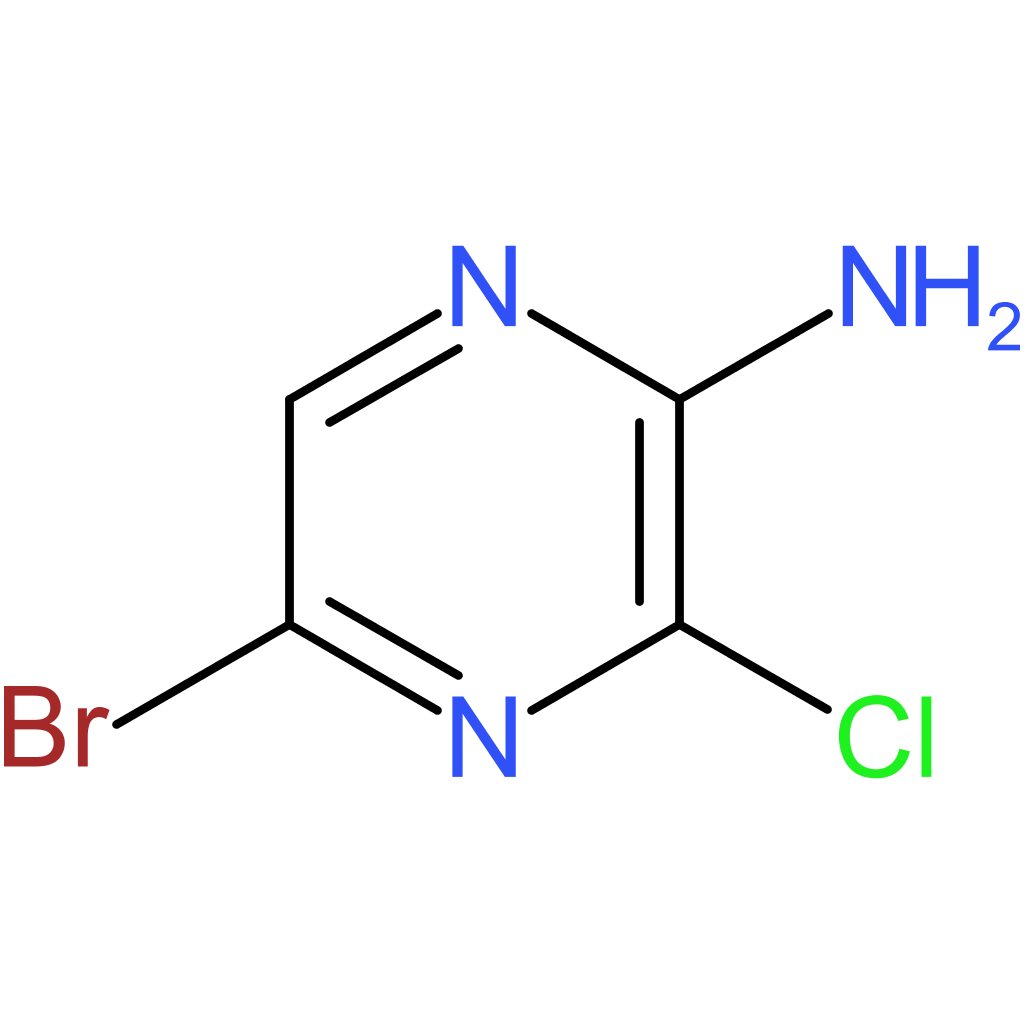 5-bromo-3-chloropyrazin-2-amine