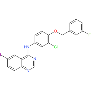 N-[3-Chloro-4-[(3-fluorobenzyl)oxy]phenyl]-6-iodoquinazolin-4-amine