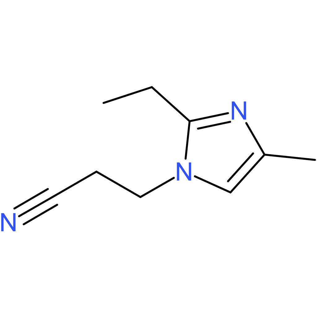 2-Ethyl-4-methyl-1H-imidazole-1-propanenitrile(GC)