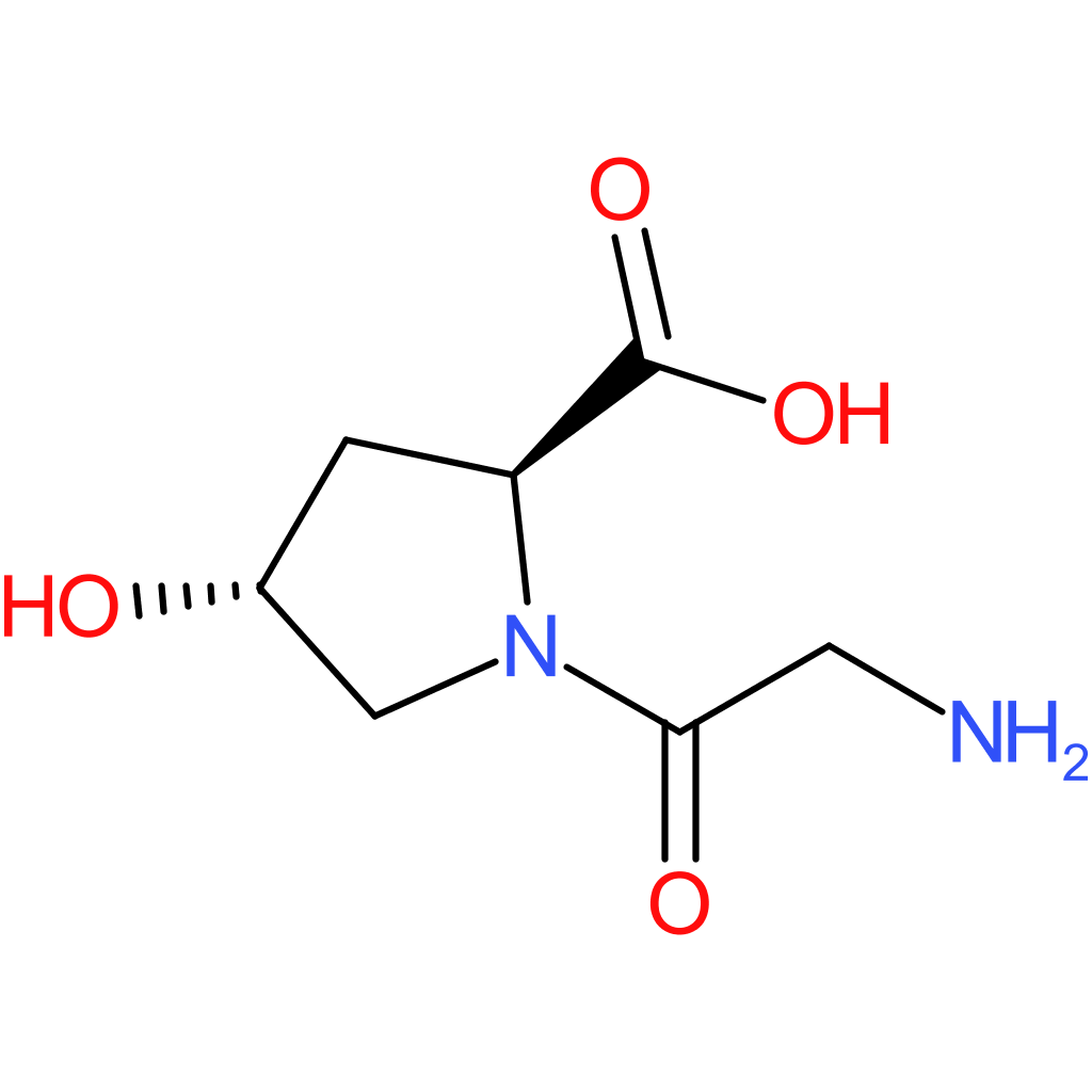 (2S,4R)-1-(2-aminoacetyl)-4-hydroxypyrrolidine-2-carboxylic acid