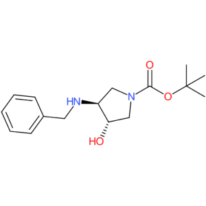 tert-butyl (3S,4S)-3-(benzylamino)-4-hydroxypyrrolidine-1-carboxylate