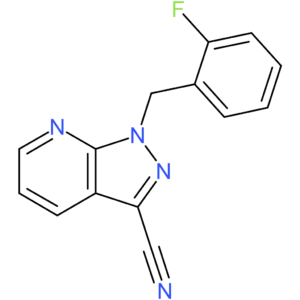 1-[(2-fluorophenyl)methyl]-1H-pyrazolo[3,4-b]pyridine-3-carbonitrile