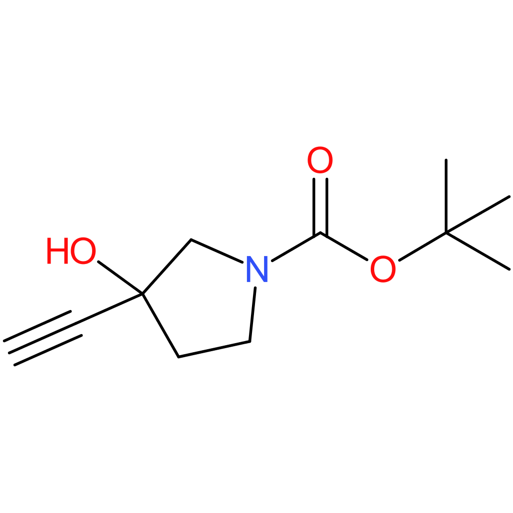 tert-butyl 3-ethynyl-3-hydroxypyrrolidine-1-carboxylate