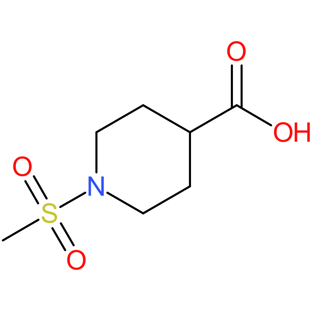 1-methanesulfonylpiperidine-4-carboxylic acid