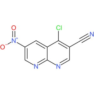 4-chloro-6-nitro-1,8-naphthyridine-3-carbonitrile