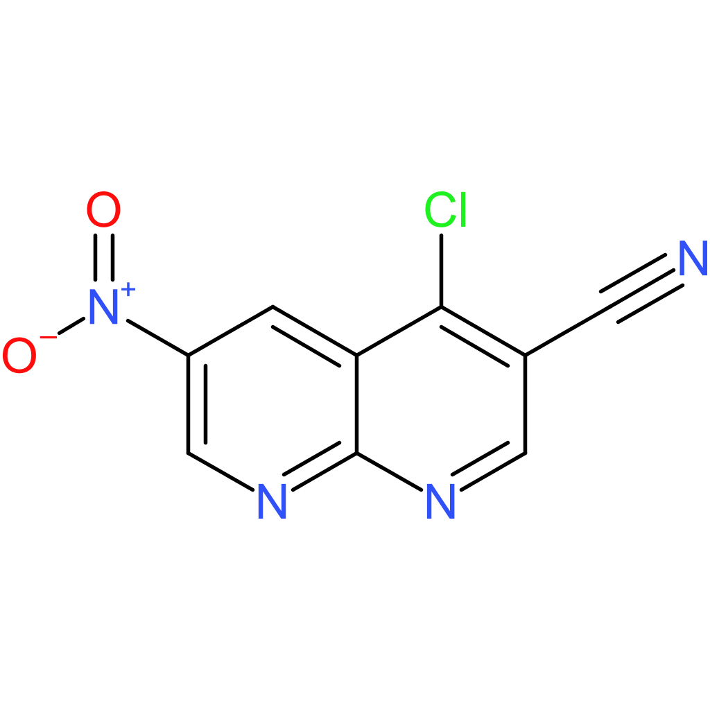 4-chloro-6-nitro-1,8-naphthyridine-3-carbonitrile