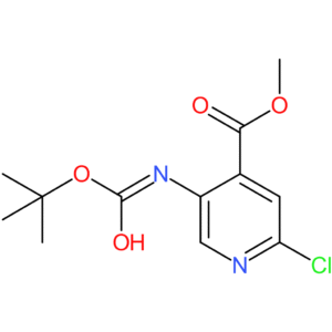 methyl 5-{[(tert-butoxy)carbonyl]amino}-2-chloropyridine-4-carboxylate