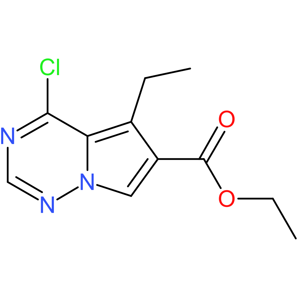 ethyl 4-chloro-5-ethylpyrrolo[2,1-f][1,2,4]triazine-6-carboxylate