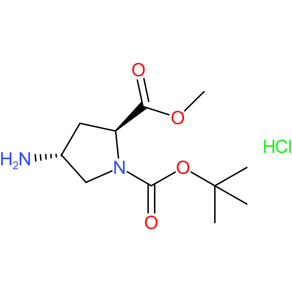 1-tert-butyl 2-methyl (2S,4R)-4-aminopyrrolidine-1,2-dicarboxylate hydrochloride