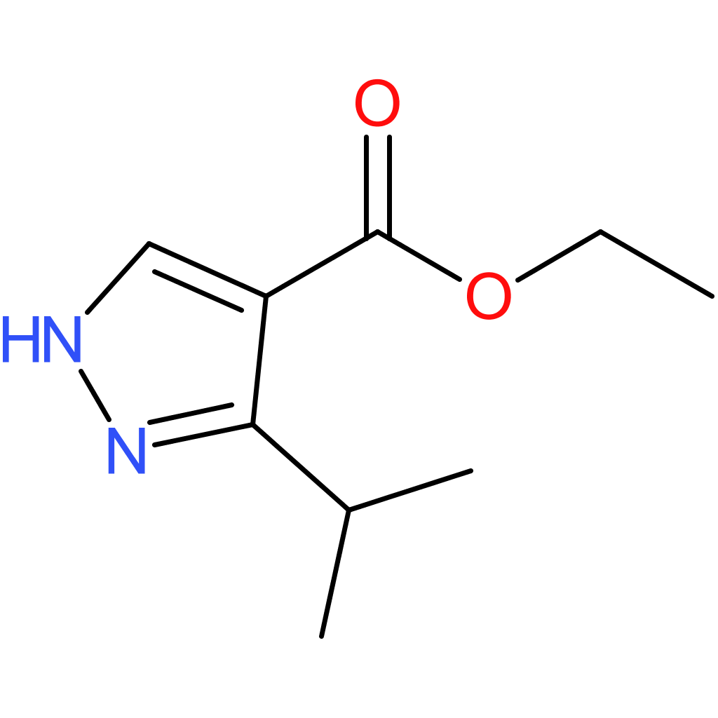 ethyl 3-(propan-2-yl)-1H-pyrazole-4-carboxylate