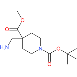 1-tert-butyl 4-methyl 4-(aminomethyl)piperidine-1,4-dicarboxylate