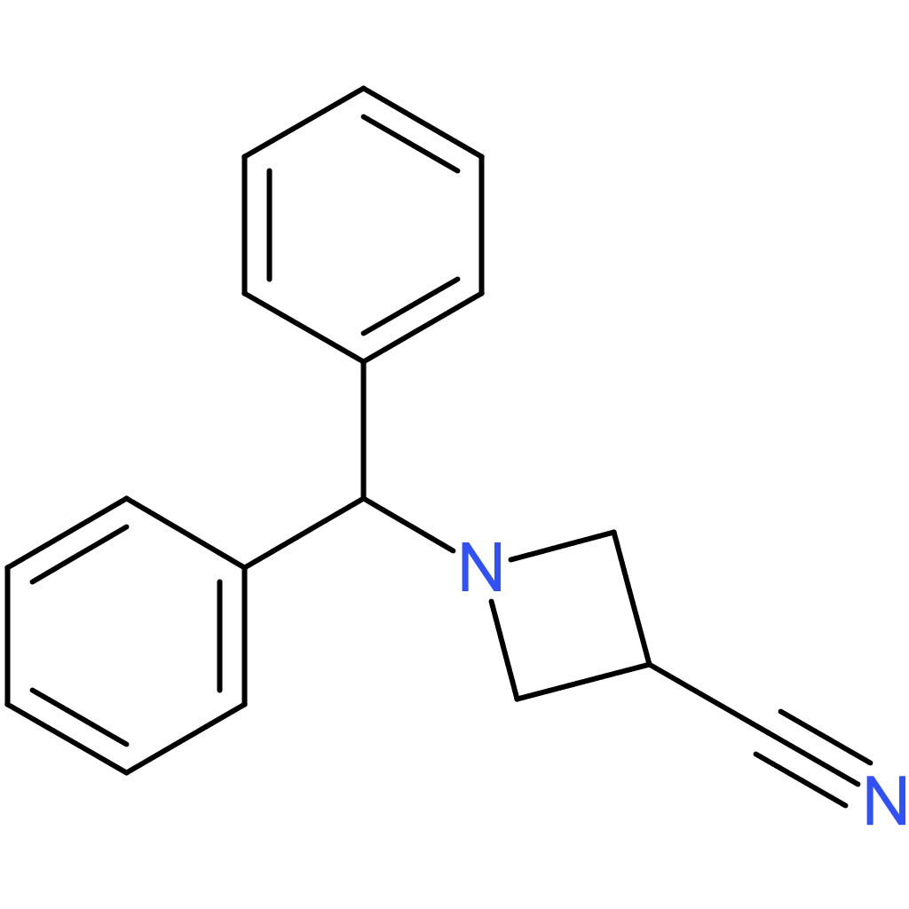 1-(diphenylmethyl)azetidine-3-carbonitrile