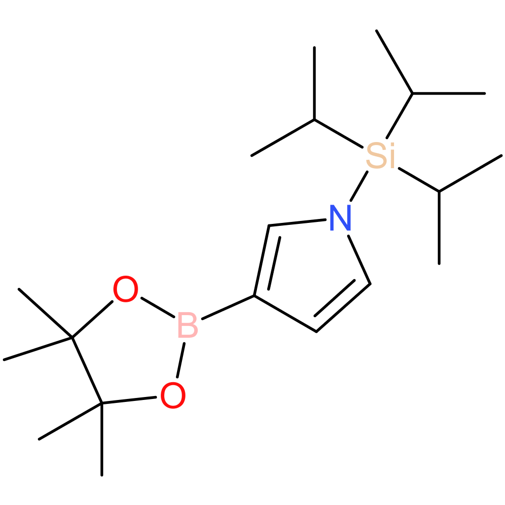 3-(tetramethyl-1,3,2-dioxaborolan-2-yl)-1-[tris(propan-2-yl)silyl]-1H-pyrrole