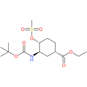 ethyl (1S,3R,4R)-3-{[(tert-butoxy)carbonyl]amino}-4-(methanesulfonyloxy)cyclohexane-1-carboxylate