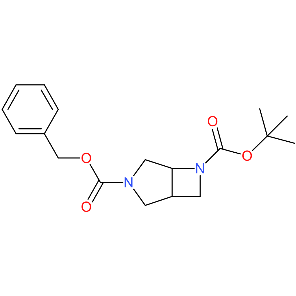 3-benzyl 6-tert-butyl 3,6-diazabicyclo[3.2.0]heptane-3,6-dicarboxylate