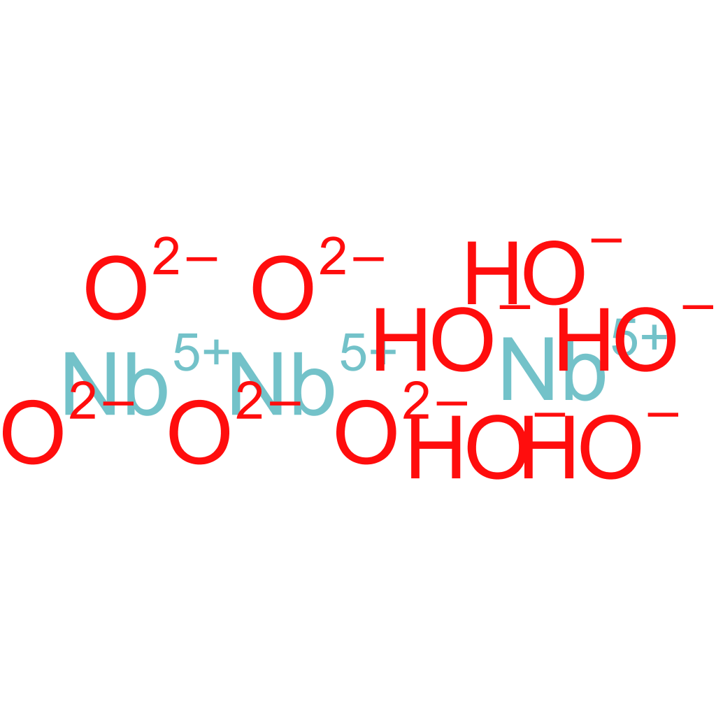 Niobium hydroxide oxide(wetted with ca. 20% Water)