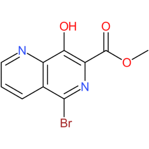 methyl 5-bromo-8-hydroxy-1,6-naphthyridine-7-carboxylate