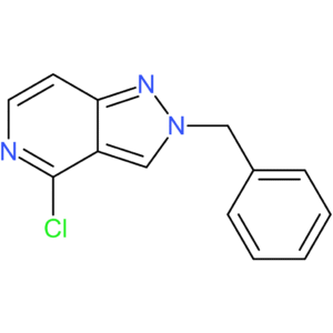 2-benzyl-4-chloro-2H-pyrazolo[4,3-c]pyridine