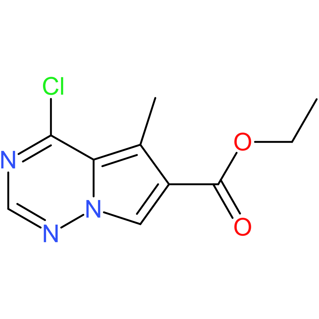 ethyl 4-chloro-5-methylpyrrolo[2,1-f][1,2,4]triazine-6-carboxylate