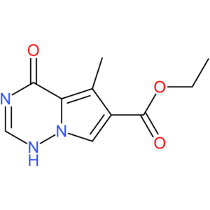 ethyl 5-methyl-4-oxo-3H,4H-pyrrolo[2,1-f][1,2,4]triazine-6-carboxylate