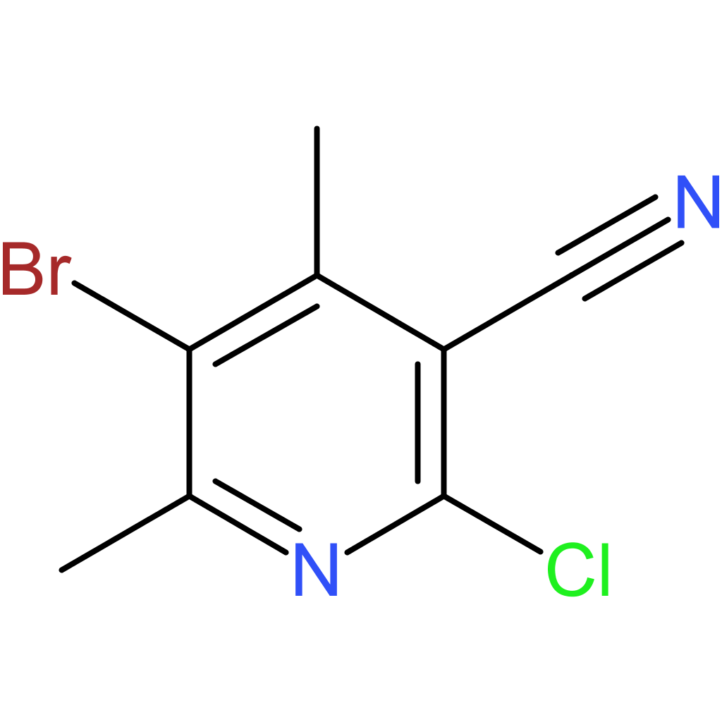5-bromo-2-chloro-4,6-dimethylnicotinonitrile