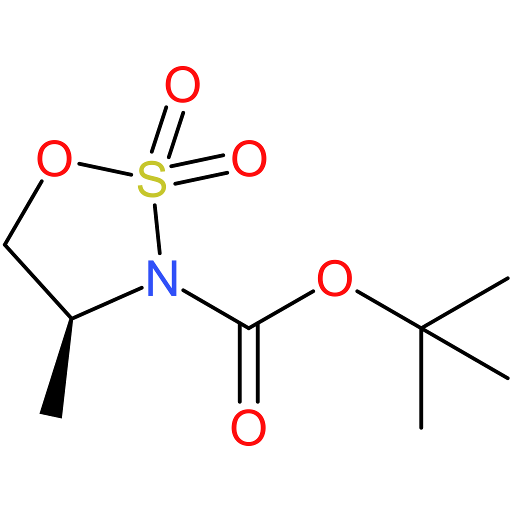 tert-butyl (4S)-4-methyl-2,2-dioxo-1,2??,3-oxathiazolidine-3-carboxylate
