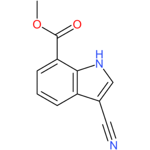 methyl 3-cyano-1h-indole-7-carboxylate