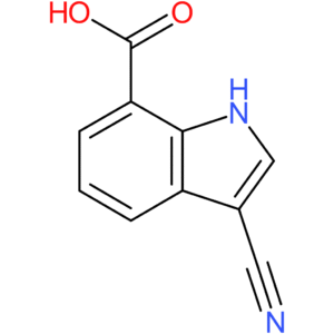 3-cyano-1H-indole-7-carboxylic acid
