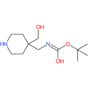 tert-butyl N-{[4-(hydroxymethyl)piperidin-4-yl]methyl}carbamate