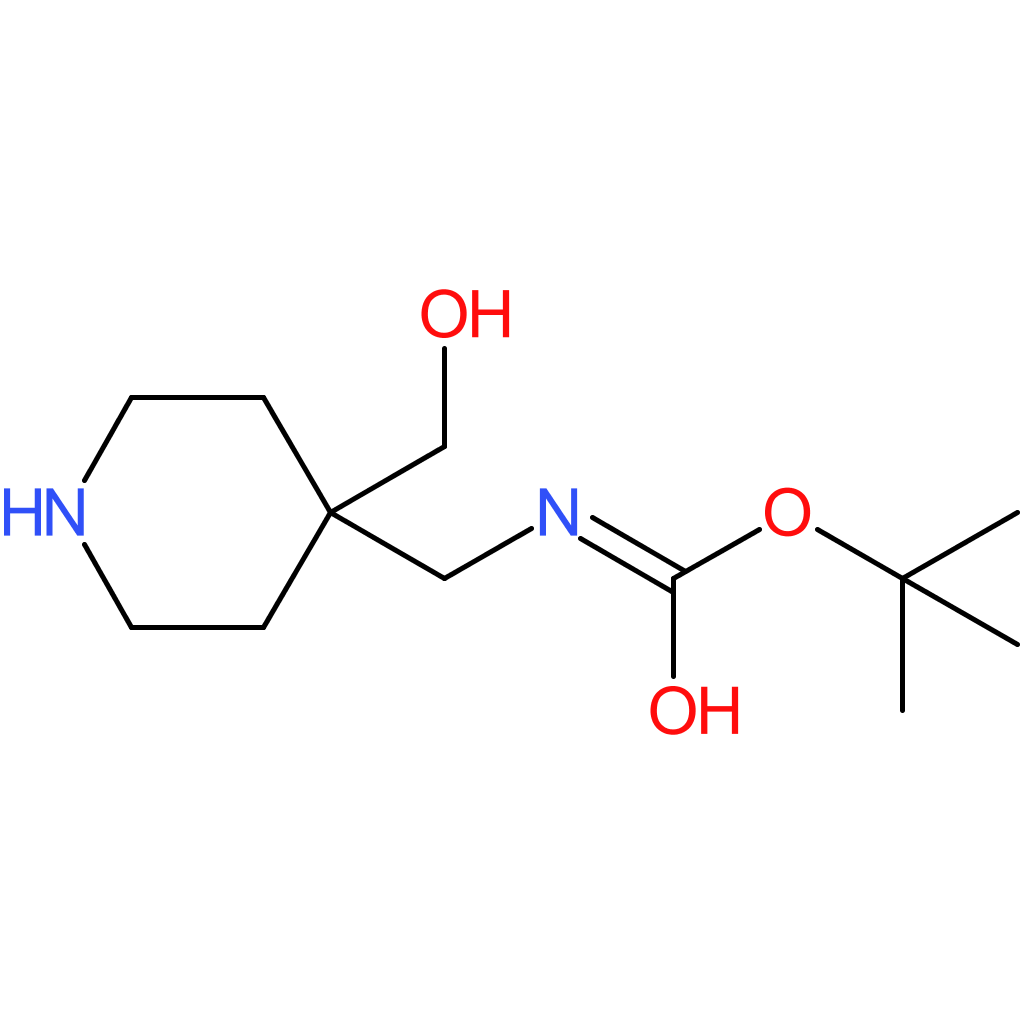 tert-butyl N-{[4-(hydroxymethyl)piperidin-4-yl]methyl}carbamate
