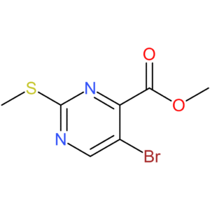 methyl 5-bromo-2-(methylsulfanyl)pyrimidine-4-carboxylate