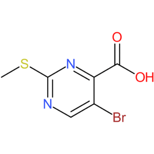 5-bromo-2-(methylsulfanyl)pyrimidine-4-carboxylic acid