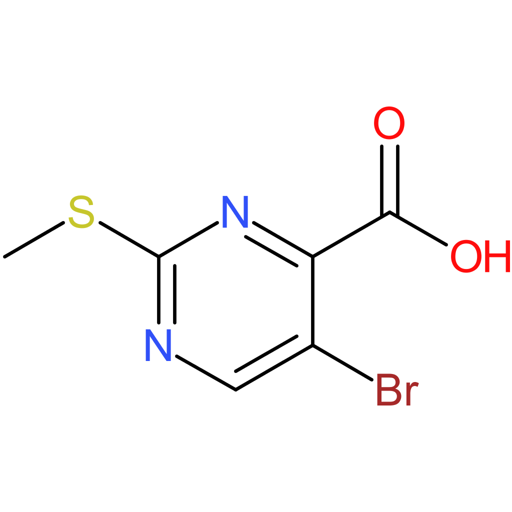 5-bromo-2-(methylsulfanyl)pyrimidine-4-carboxylic acid