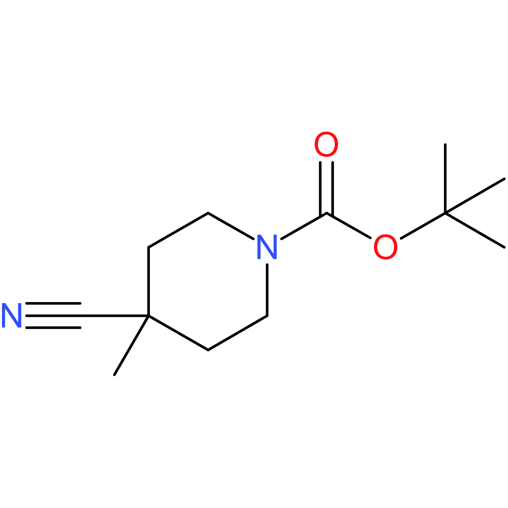 tert-butyl 4-cyano-4-methylpiperidine-1-carboxylate