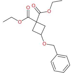 1,1-diethyl 3-(benzyloxy)cyclobutane-1,1-dicarboxylate