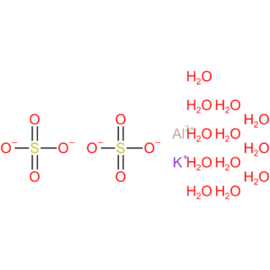 Aluminium potassium sulfate dodecahydrate