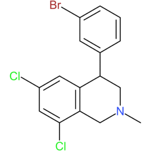 4-(3-bromophenyl)-6,8-dichloro-2-methyl-1,2,3,4-tetrahydroisoquinoline