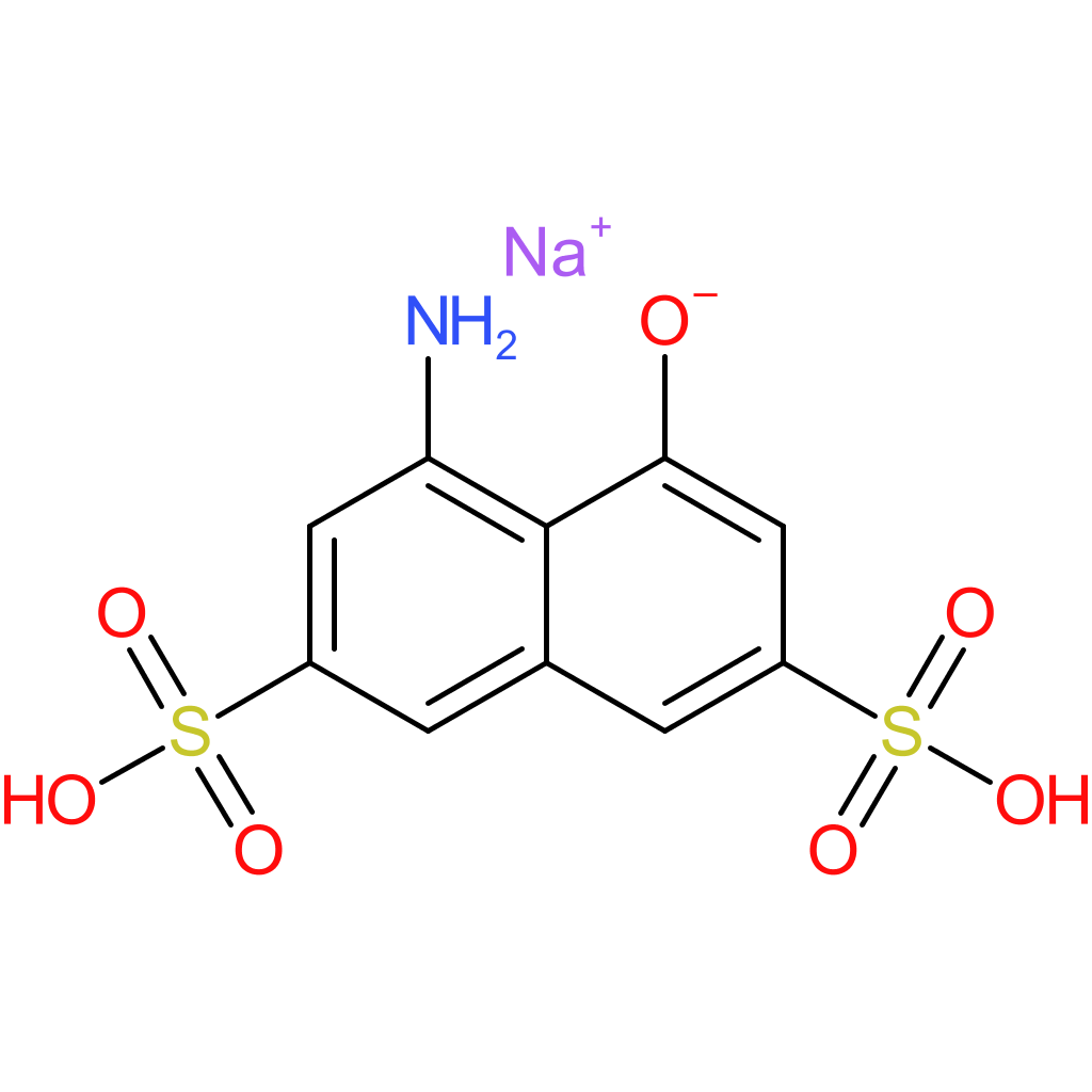 8-Amino-1-naphthol-3,6-disulfonic acid monosodium salt monohydrate