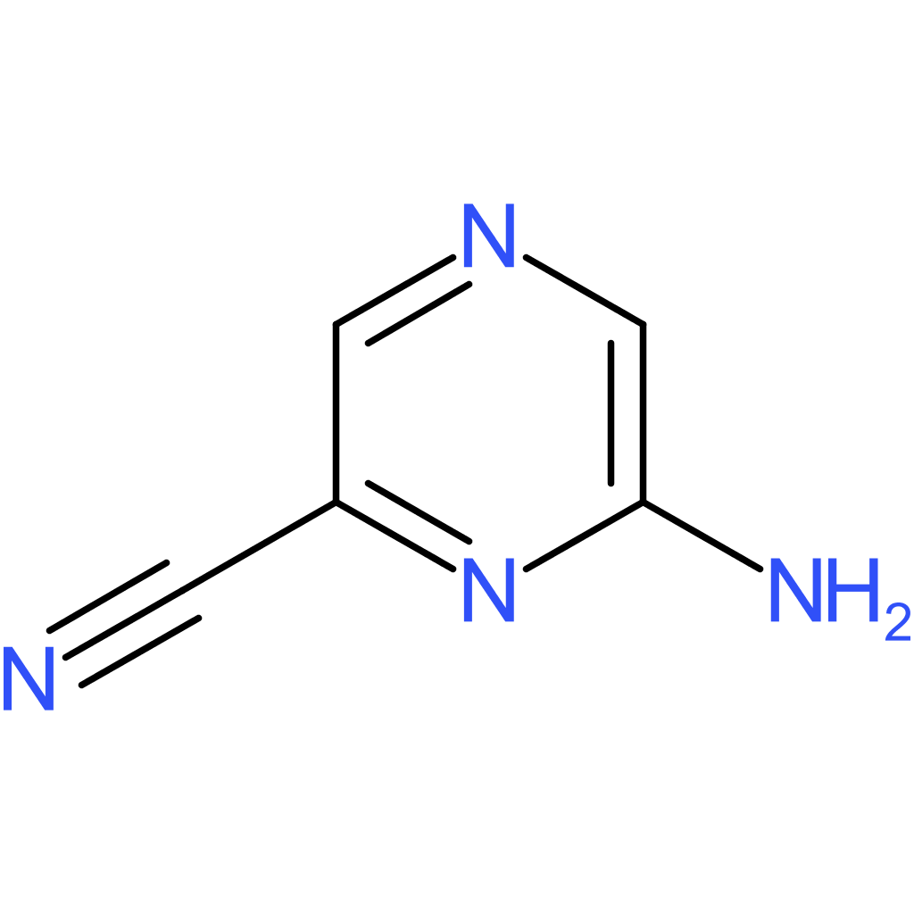 6-aminopyrazine-2-carbonitrile