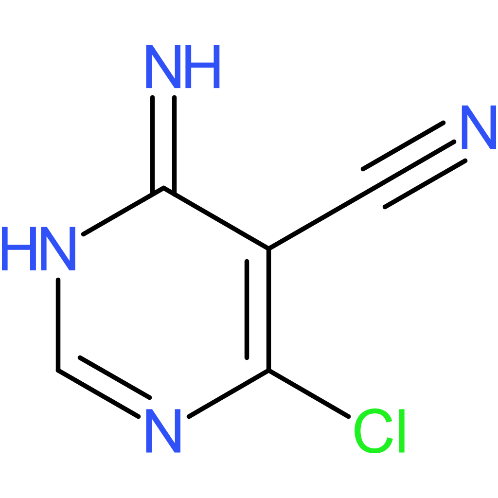 4-amino-6-chloropyrimidine-5-carbonitrile