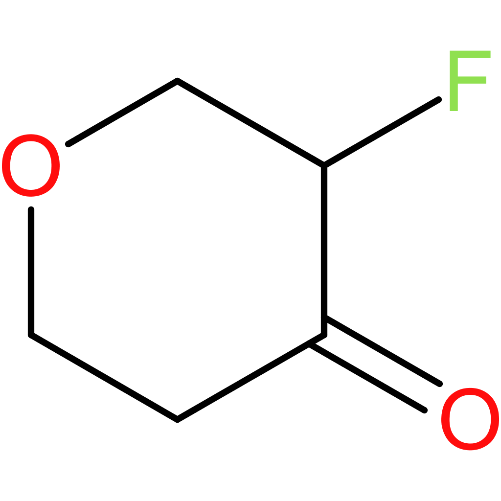 3-fluorooxan-4-one