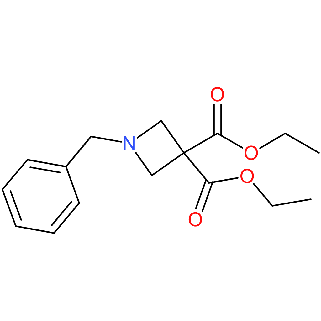 3,3-diethyl 1-benzylazetidine-3,3-dicarboxylate