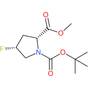 1-tert-butyl 2-methyl (2R,4R)-4-fluoropyrrolidine-1,2-dicarboxylate