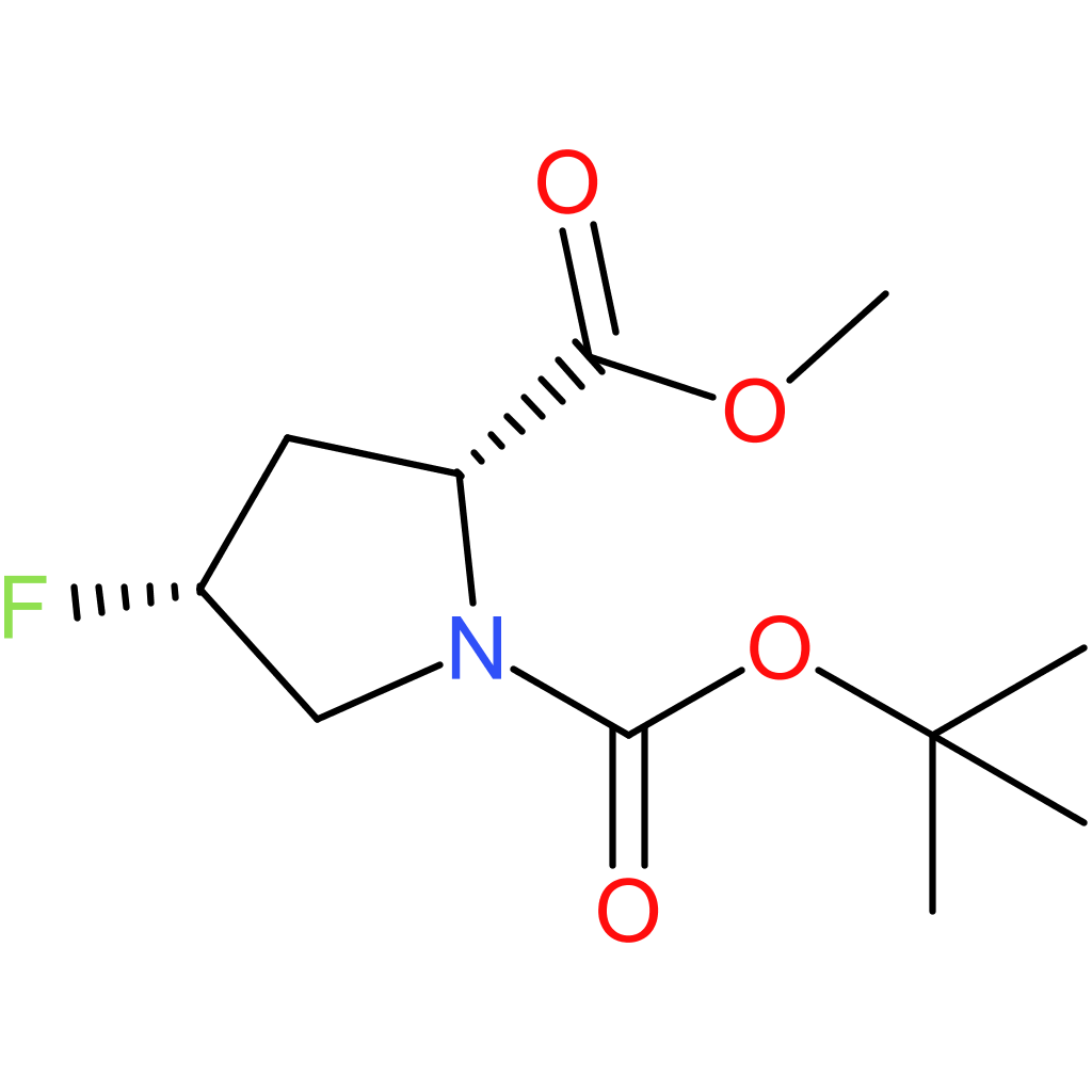 1-tert-butyl 2-methyl (2R,4R)-4-fluoropyrrolidine-1,2-dicarboxylate