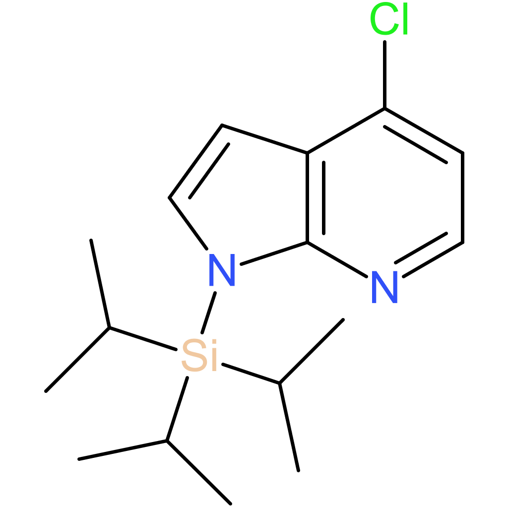 4-chloro-1-[tris(propan-2-yl)silyl]-1H-pyrrolo[2,3-b]pyridine
